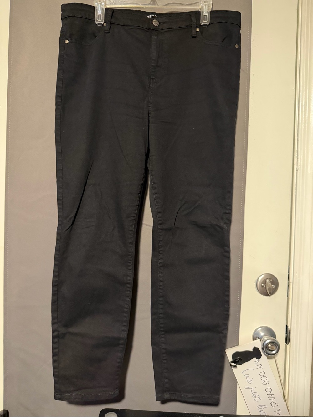 Buffalo David Bitton Black Casual Pants